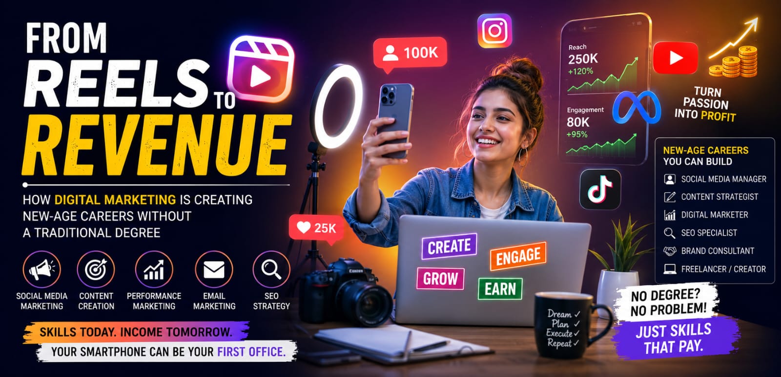 No Degree? No Problem! How Digital Marketing Careers Are Changing Student Futures in 2026