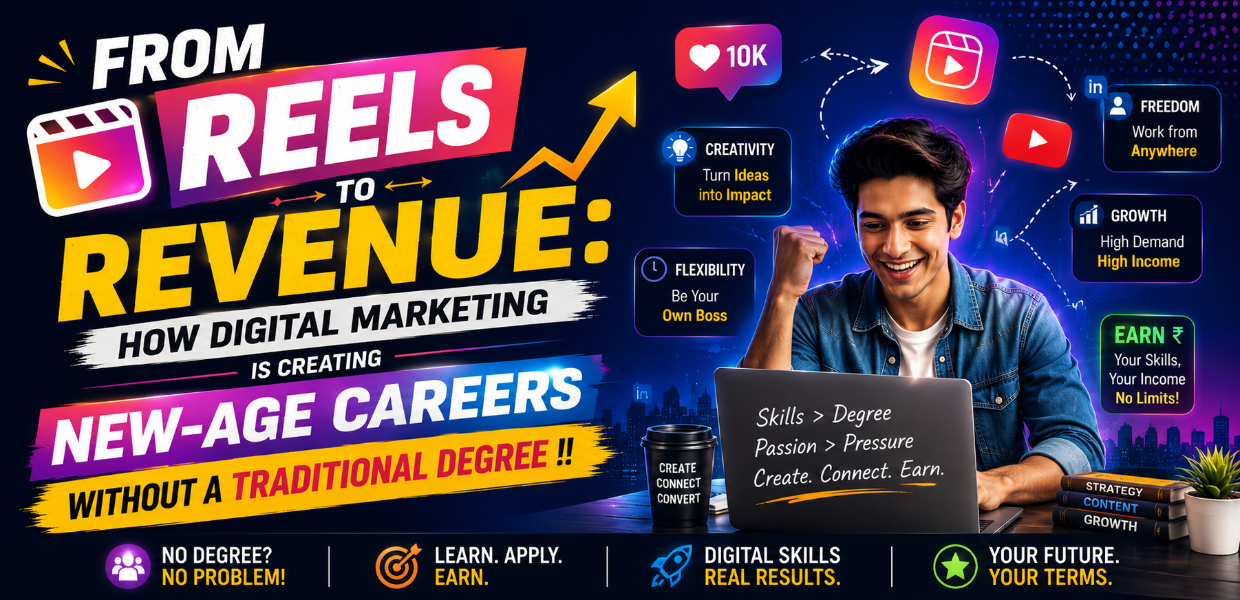 No Degree? No Problem! How Digital Marketing Careers Are Changing Student Futures in 2026