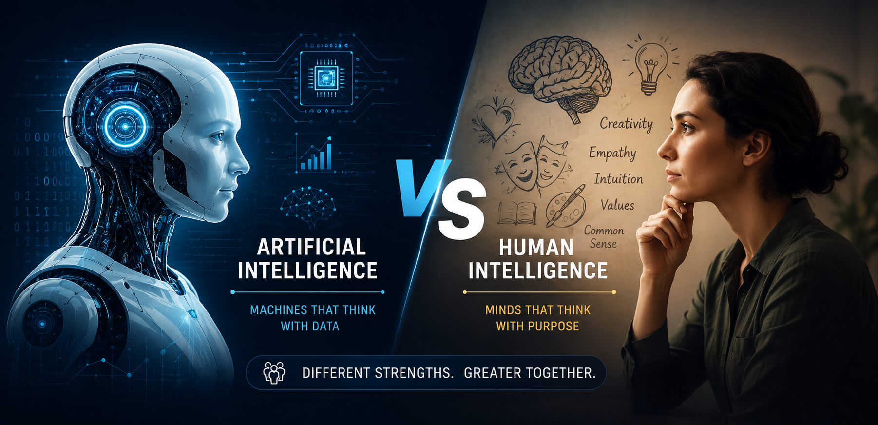 Artificial Intelligence vs Human Intelligence: A Story About the Future of Careers