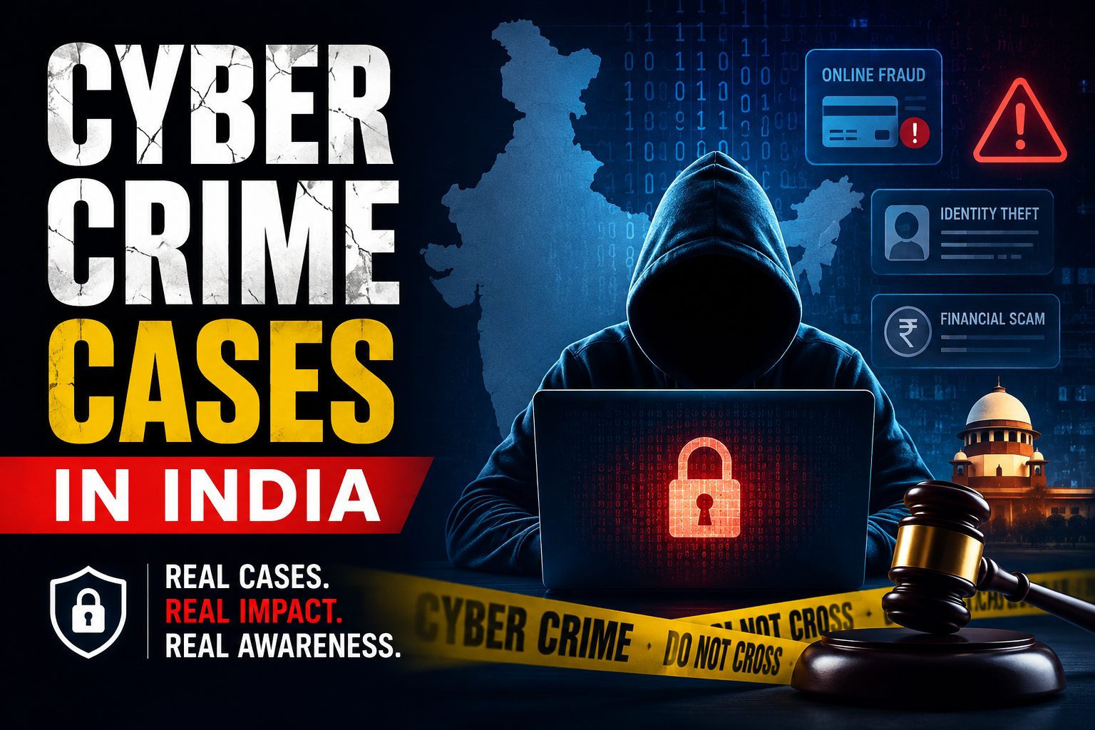 Cyber Crime Cases in India: Major Cyber Attacks, Online Frauds & the Growing Need for Cyber Security