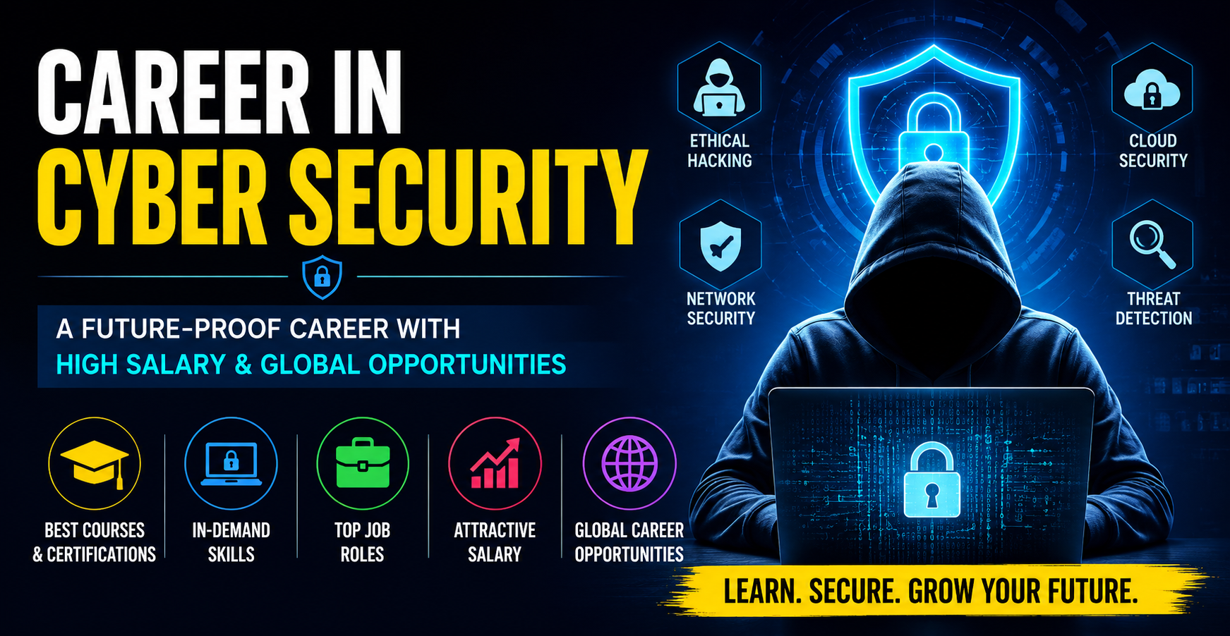 Career in Cyber Security: Skills, Courses, Jobs & Salary Guide for Students in 2026