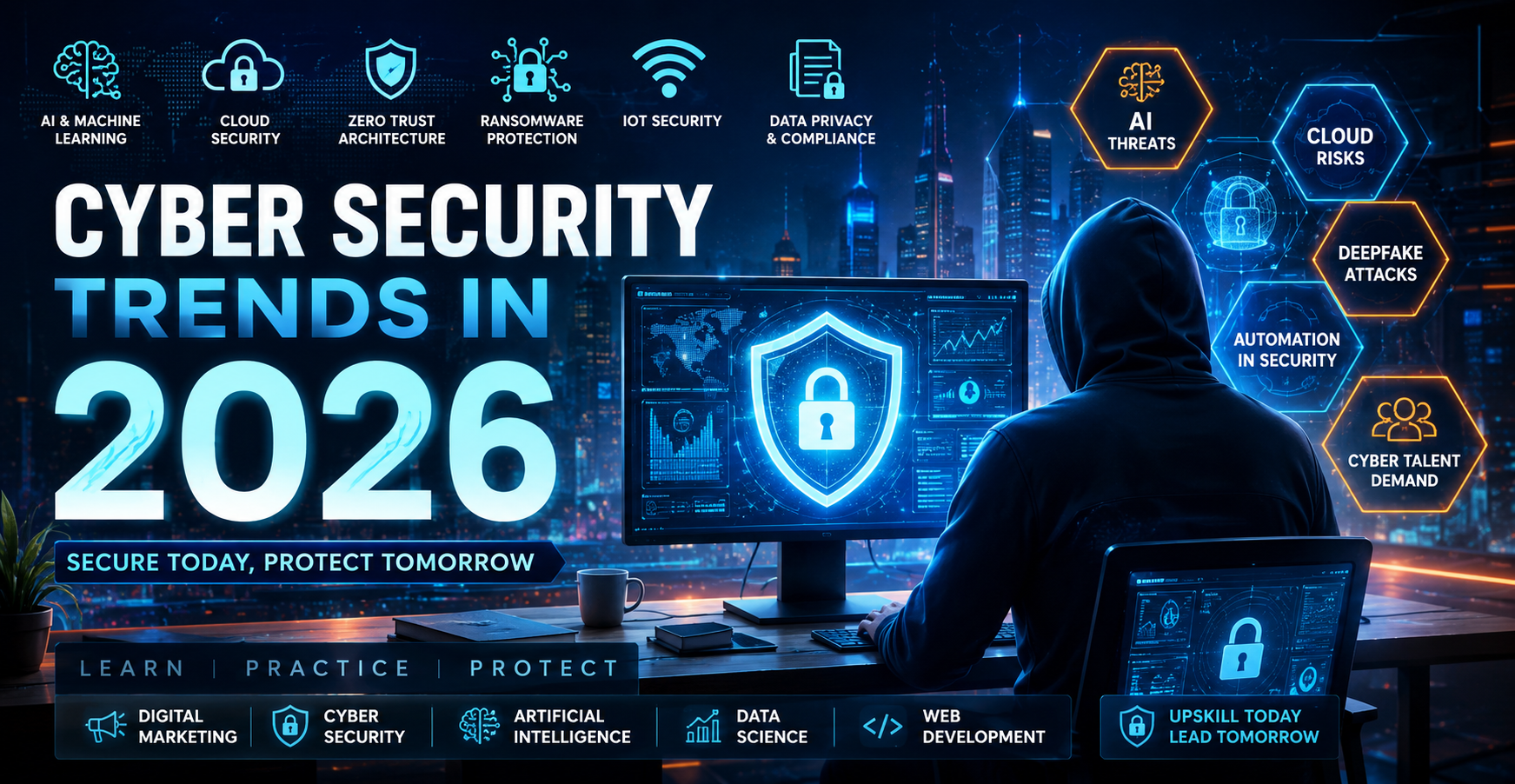 Cyber Security Trends in 2026: AI Threats, Cloud Security, and the Future of Ethical Hacking