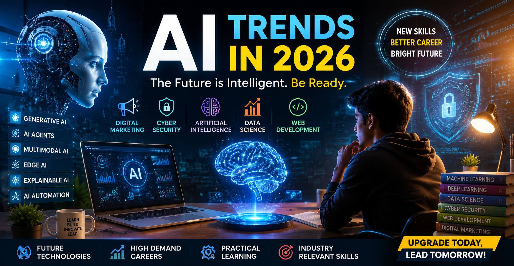 AI Trends in 2026: Emerging Technologies, Career Opportunities, and the Future of Artificial Intelligence