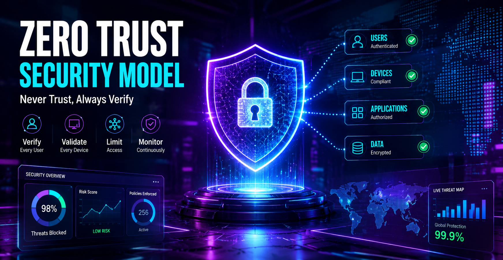 Zero Trust Security Model: Why "Never Trust, Always Verify" is the Future of Cyber Security