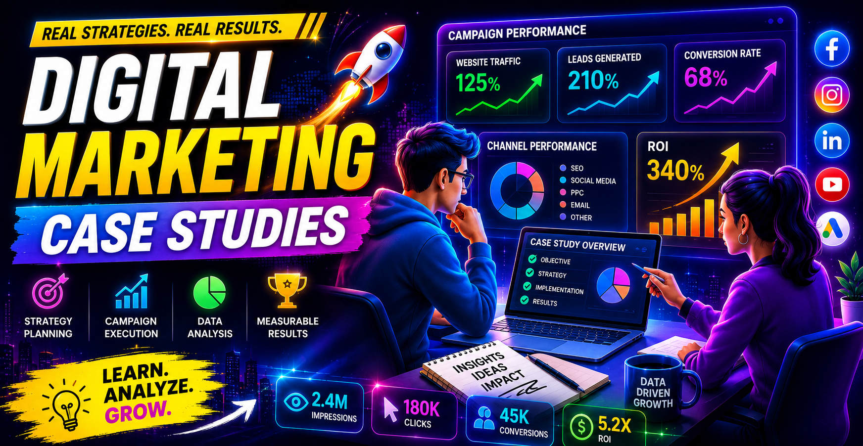 From Clicks to Careers:  Digital Marketing Case Studies That Changed the Game
