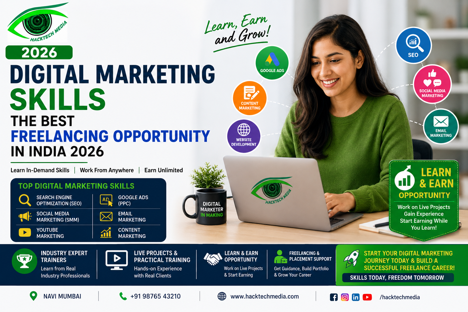 Digital Marketing Skills: The Best Freelancing Opportunity in India 2026