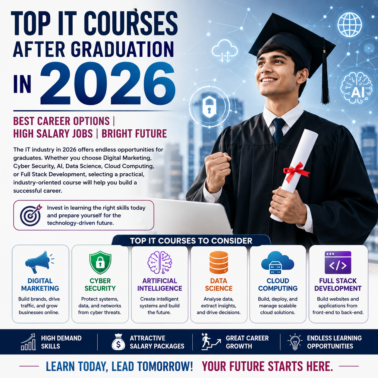 Top IT Courses After Graduation in 2026: Best Career Options with High Salary