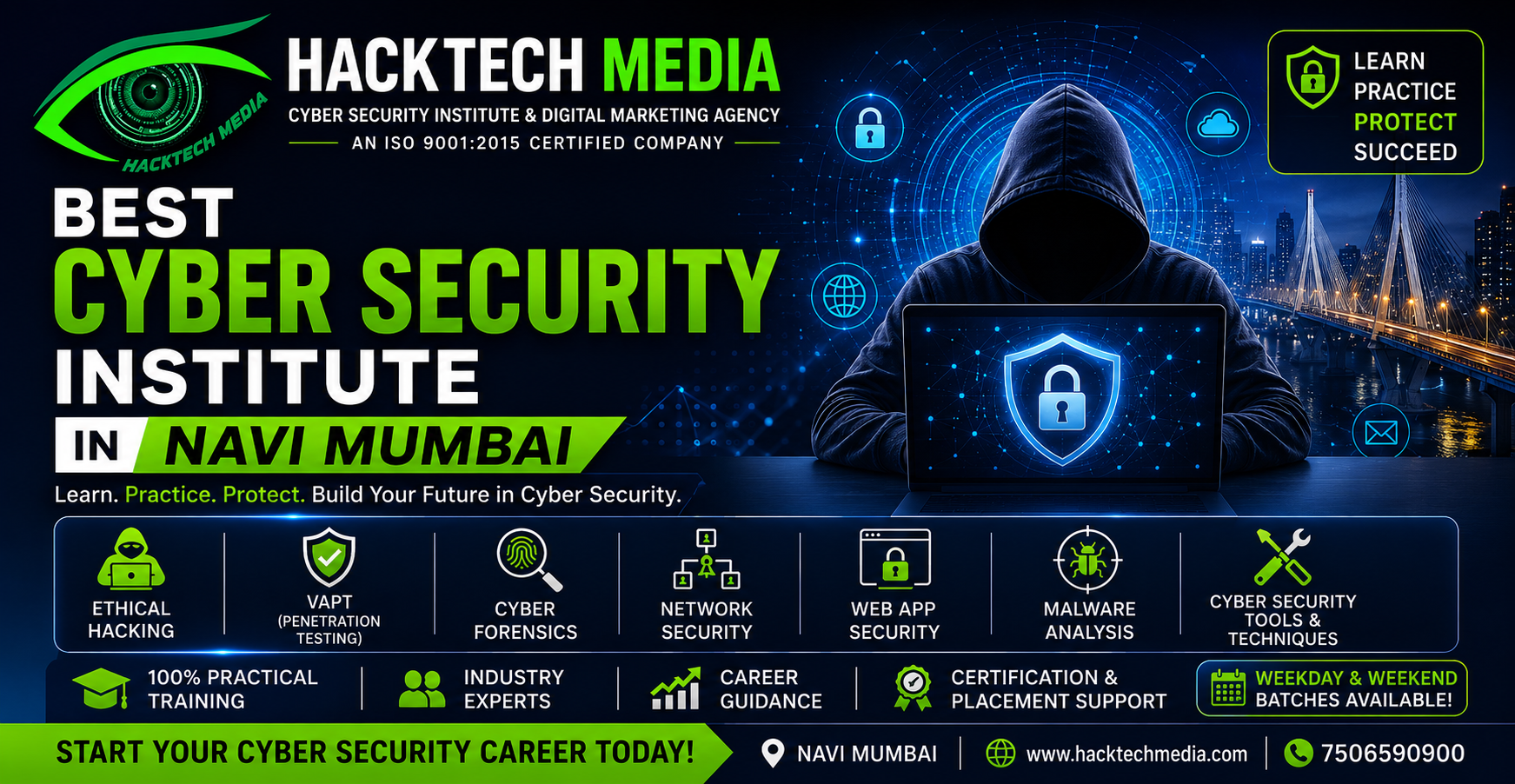 Best Cyber Security Institute in Navi Mumbai –Hacktechmedia
