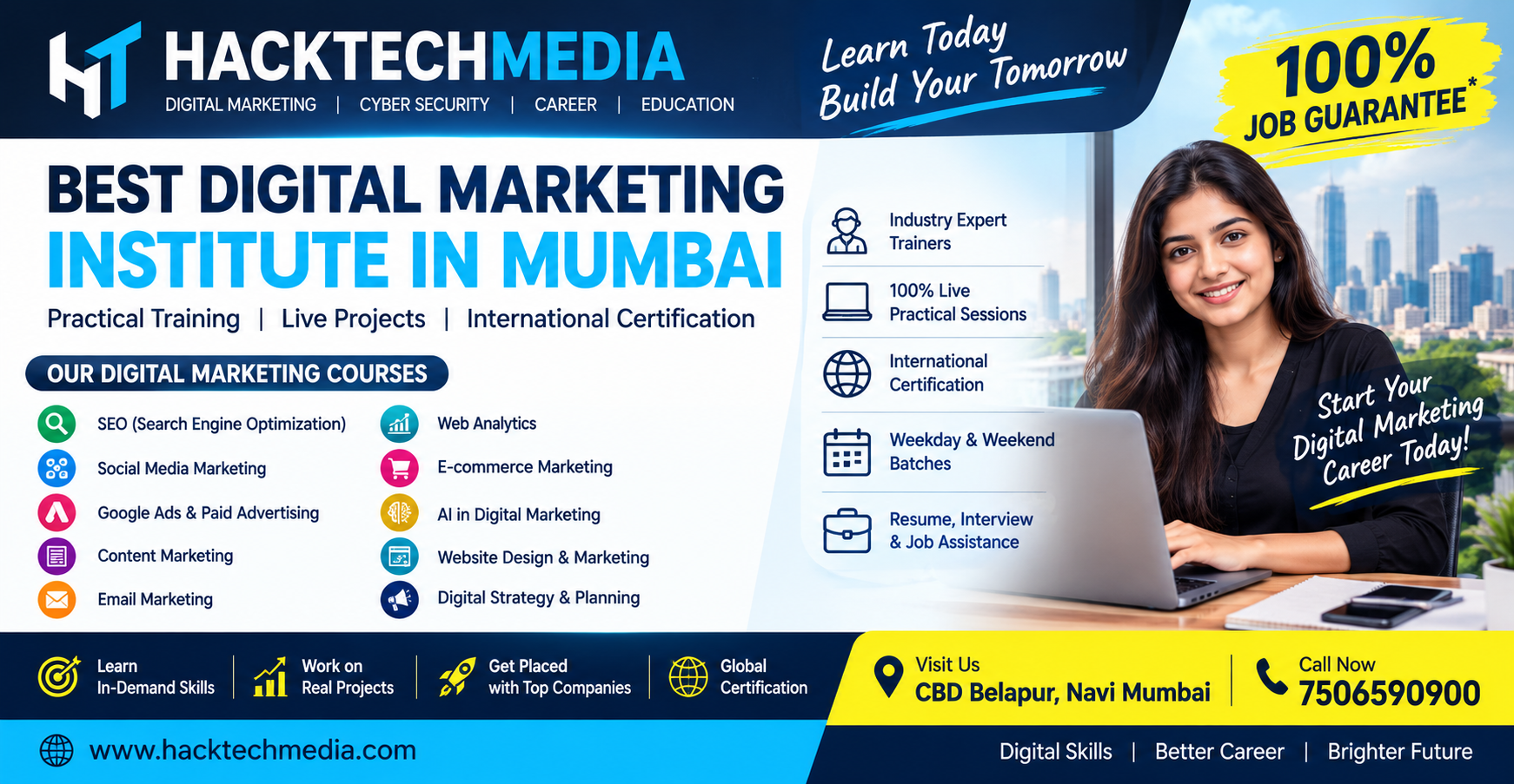 Best Digital Marketing Institute in Mumbai: Why HackTechMedia Is a Practical Choice for Career-Focused Training
