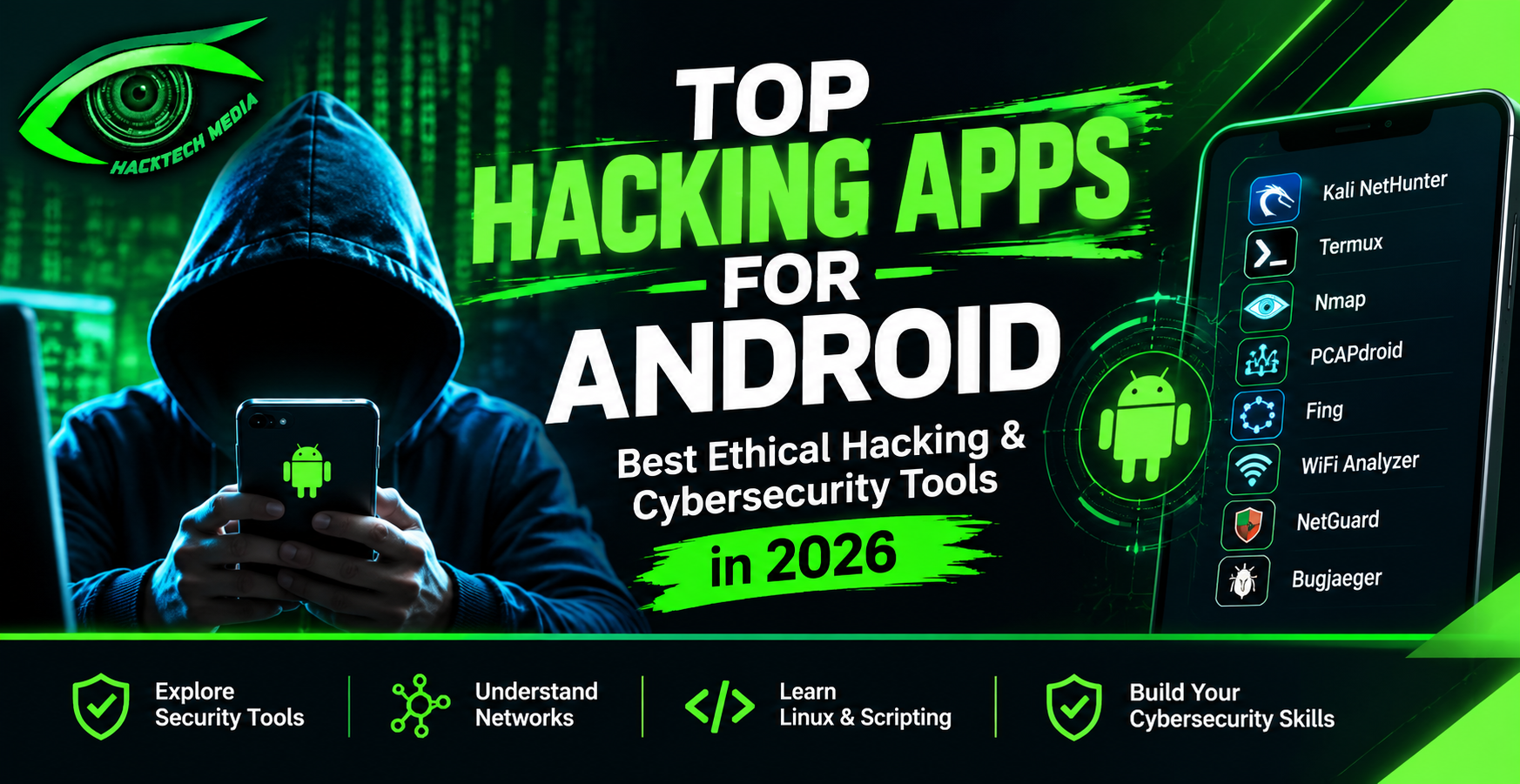 Top Hacking Apps for Android in 2026: Best Ethical Hacking & Cybersecurity Tools