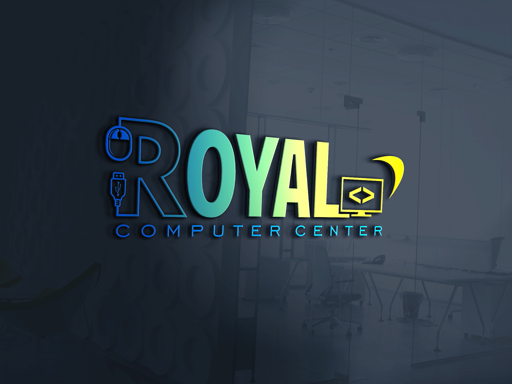 ROYAL COMPUTER CENTER Logo