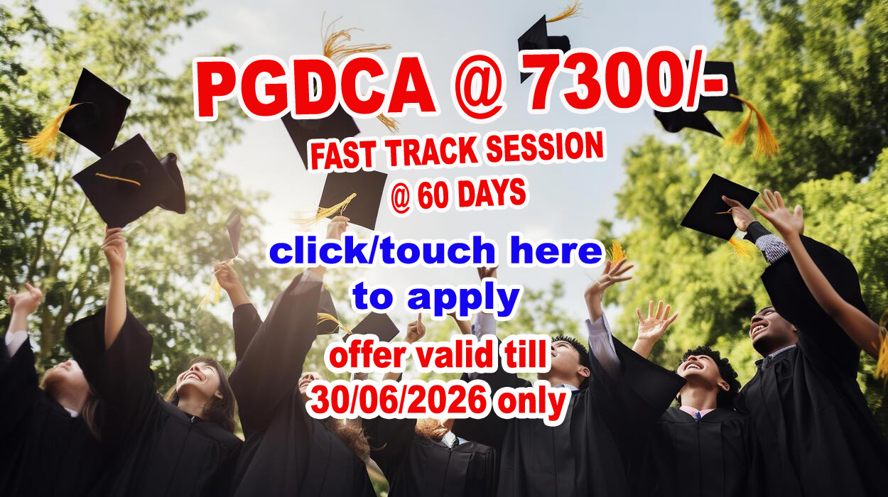ADCA/PGDCA LIMITED DISCOUNT & BACKDATE ENROLLMENT OFFER