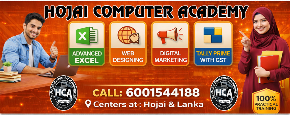 WELCOME TO HOJAI COMPUTER ACADEMY