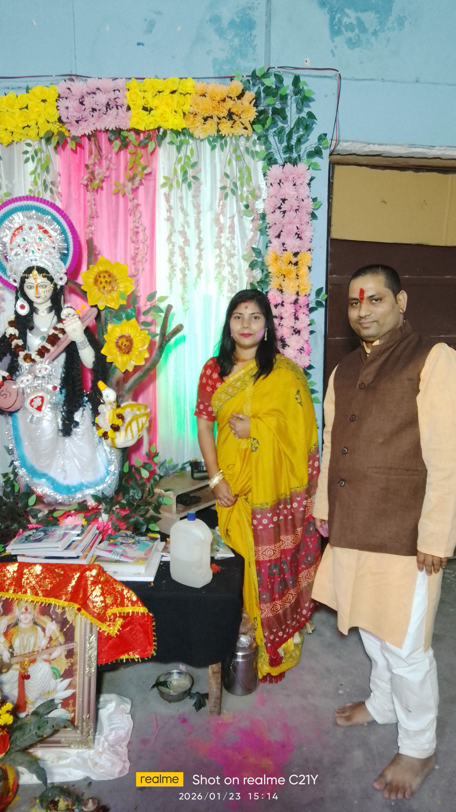 Sarswati puja