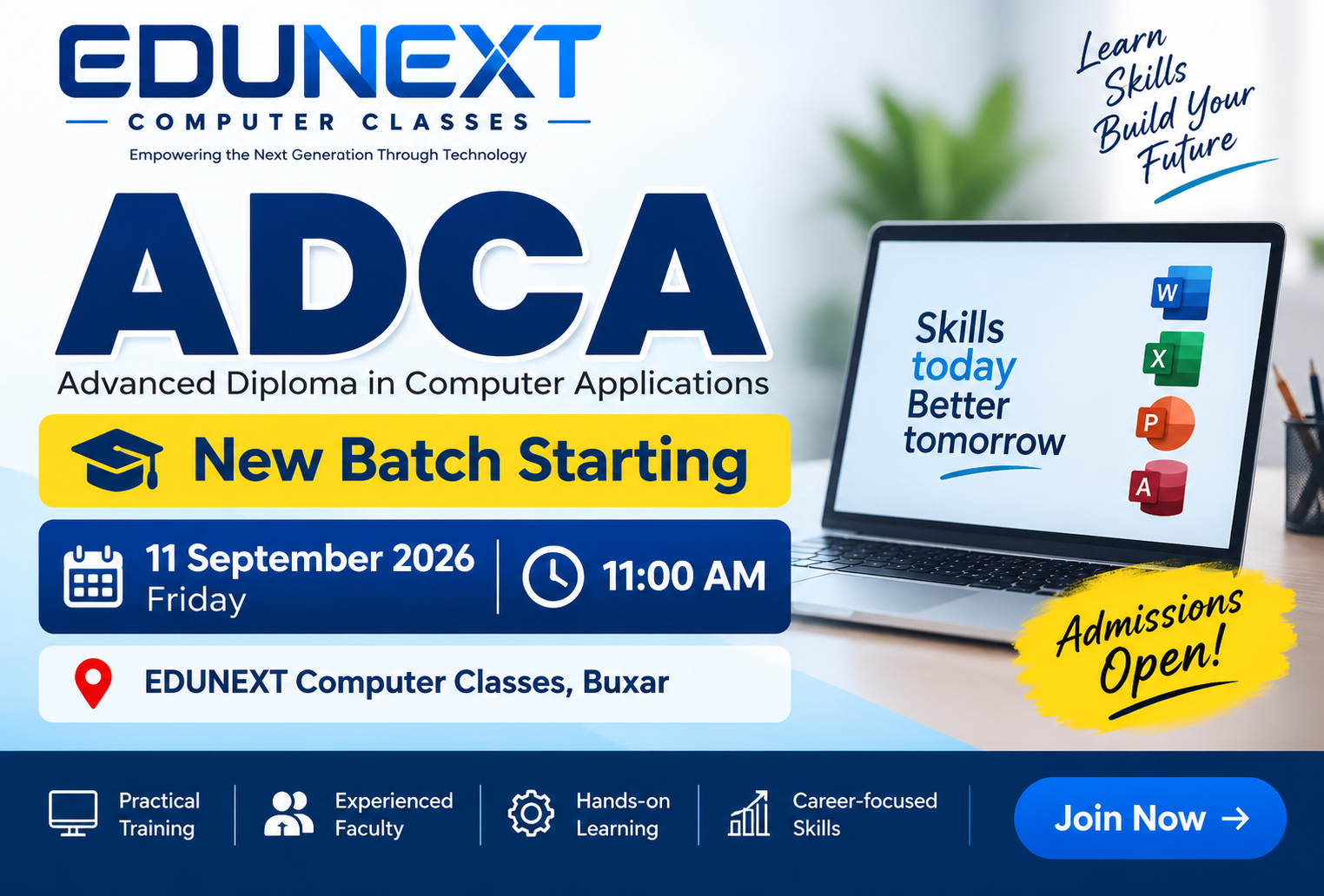 ADCA New Batch Starting Image