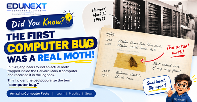 The First Computer Bug Was a Real Moth! 🐛💻