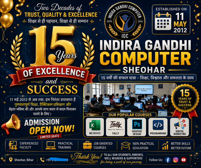 15 years completed