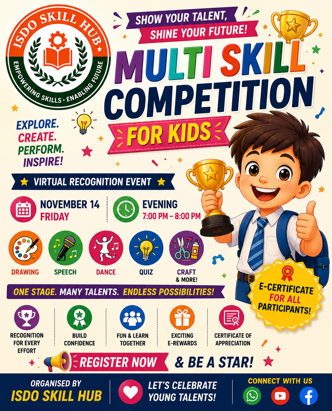 Childrens' Day 2026 | Multi Skill Competition for kids 2026 | Exclusive for School Kids Image