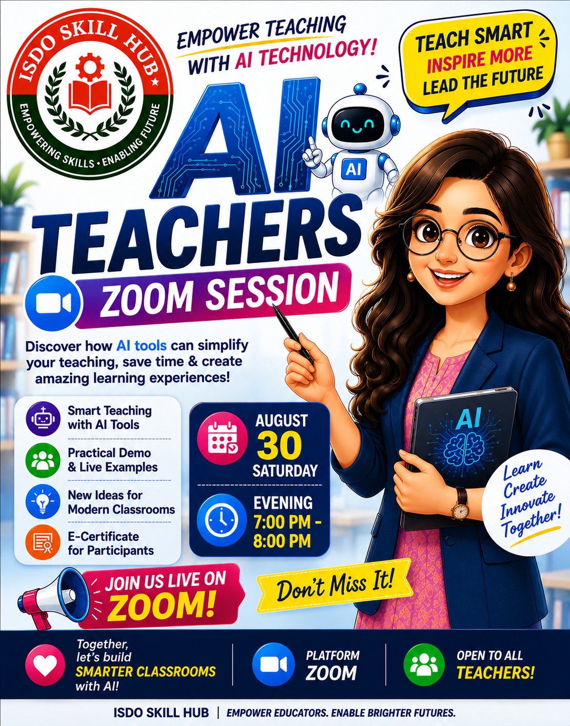 AI Teachers Online Session | Educators , Trainers , Teachers, Coach Image