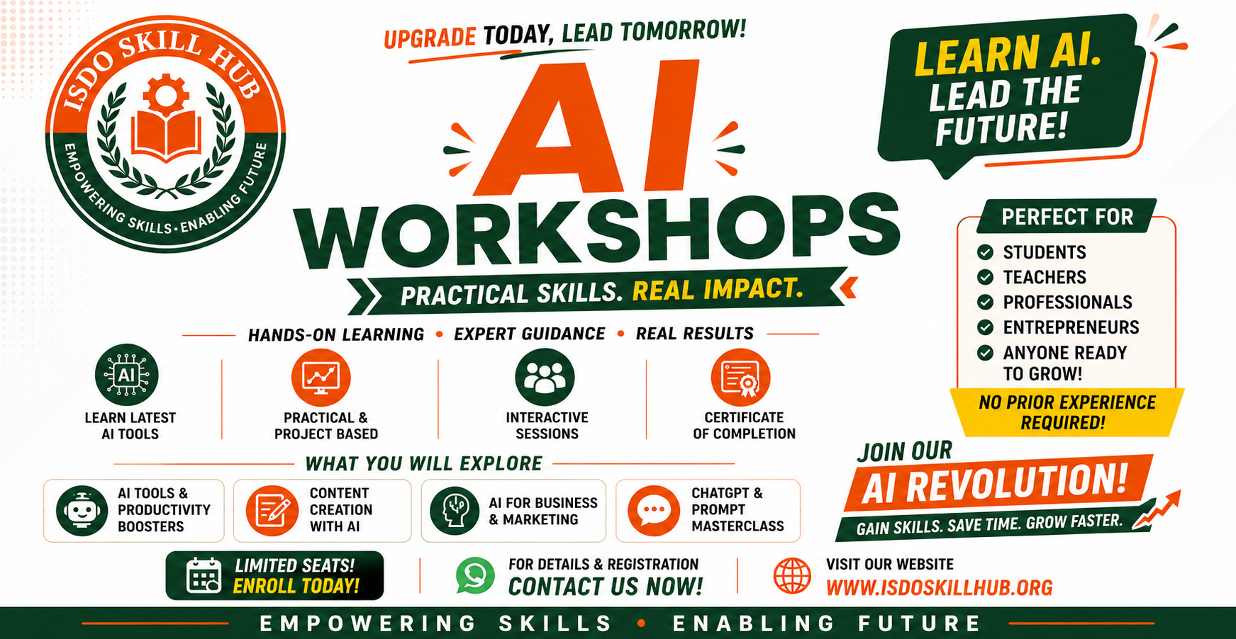 AI Workshops – Practical Skills, Real Impact