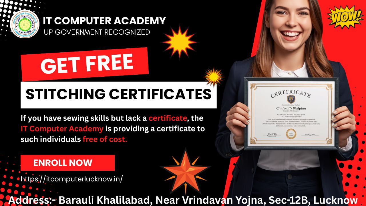 "Free" Stitching Certificate Distribution Image