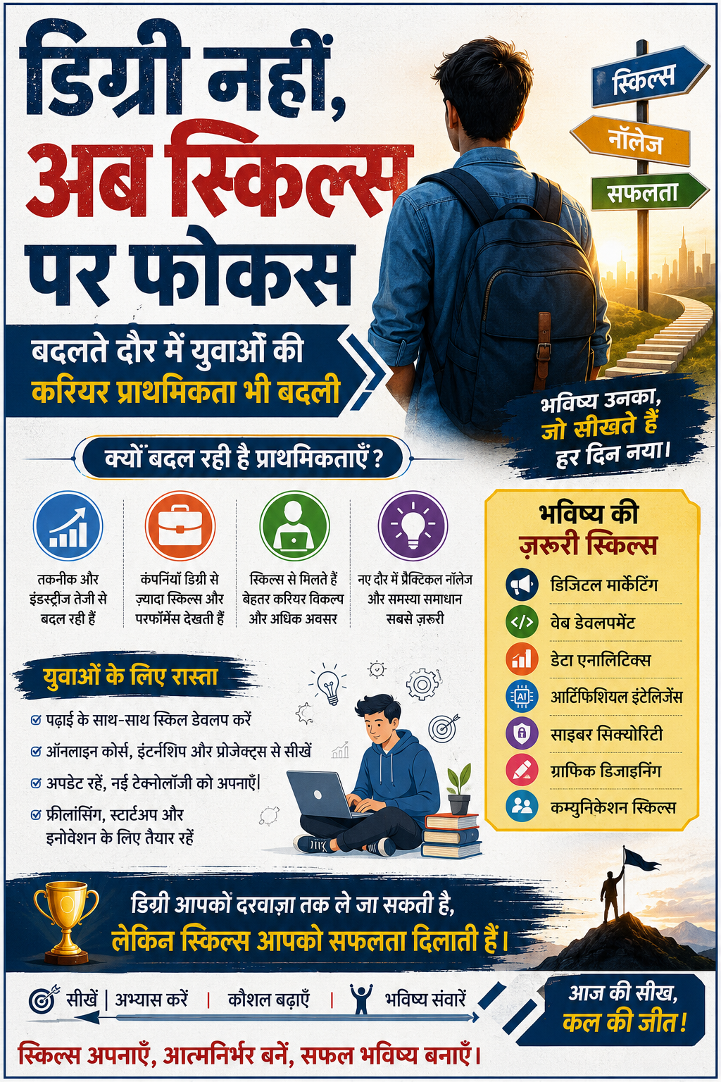 डिग्री नहीं, अब स्किल्स पर फोकस