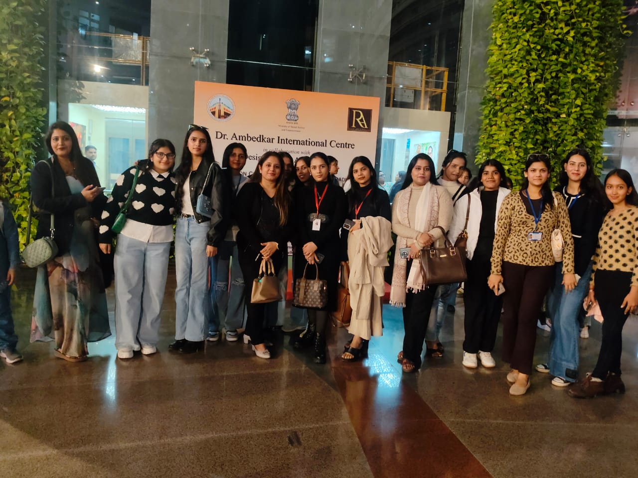 STUDENTS ATTENDING ROSY AULUWALIA FASHION SHOW