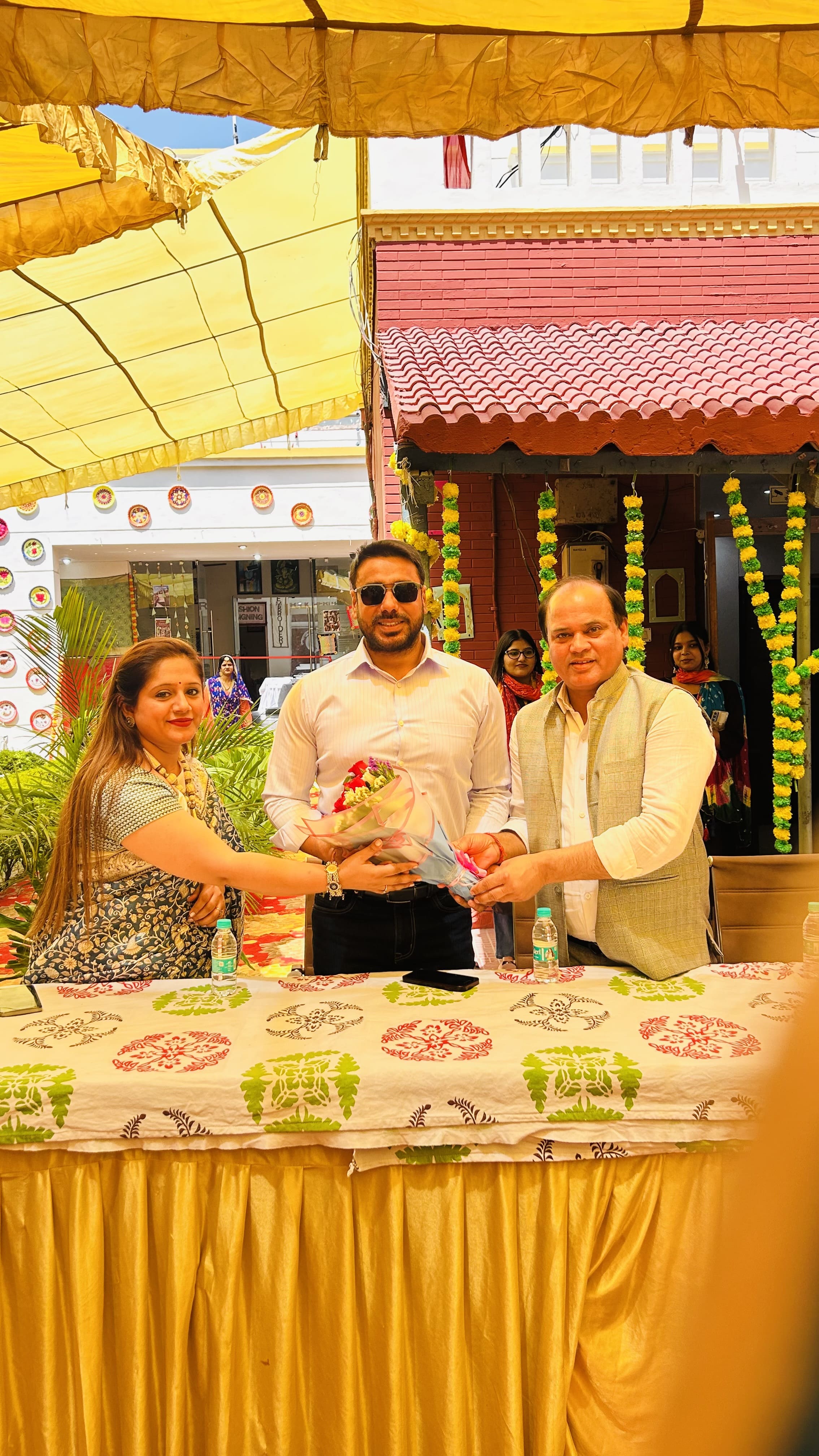 Facilitating Mr. Rohtash Chaudhary at Annual Exhibition 2026