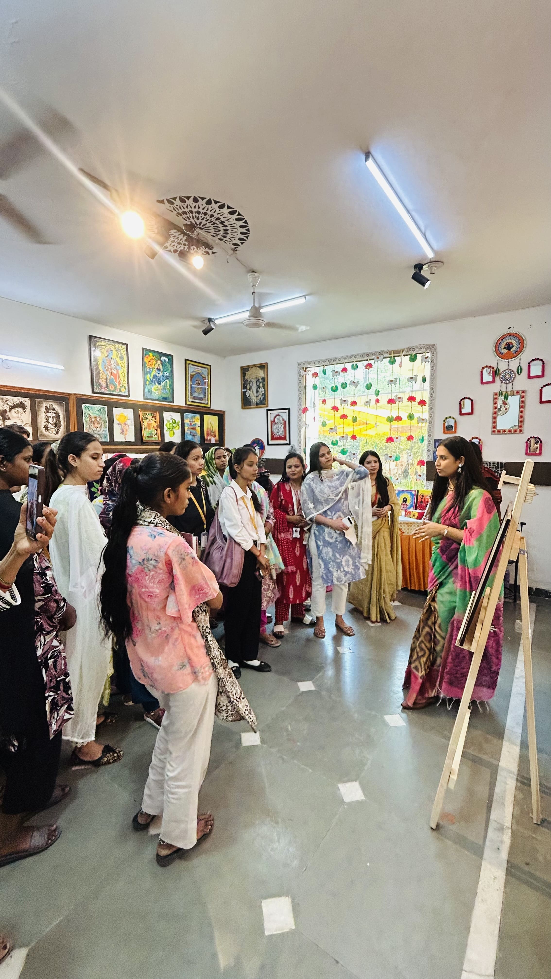 Visitors Exploring & Appreciating the Annual Exhibition 2026