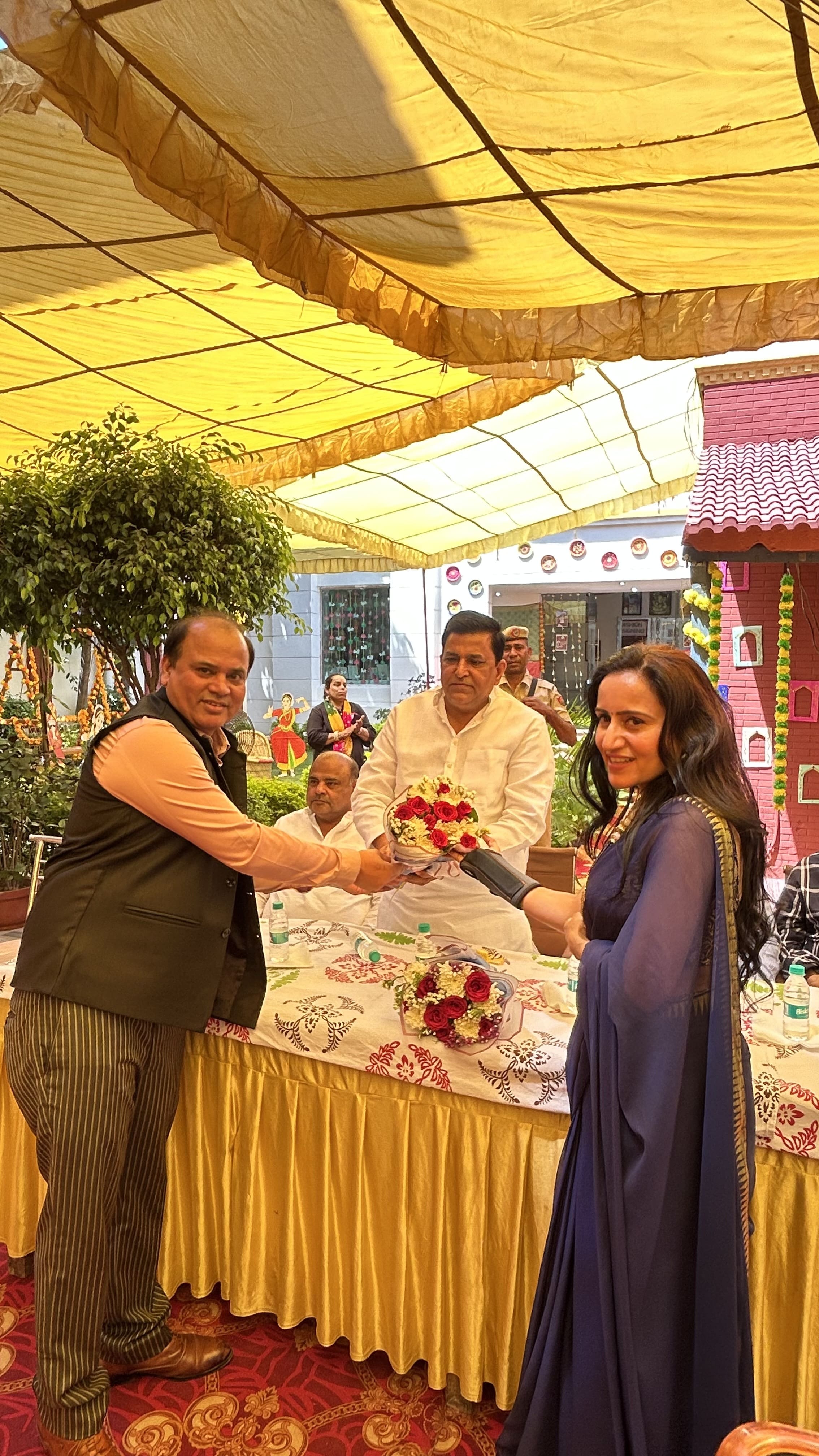 Honored of have Mr. Rajesh Tanwar , Ministry of Communication govt, of india
