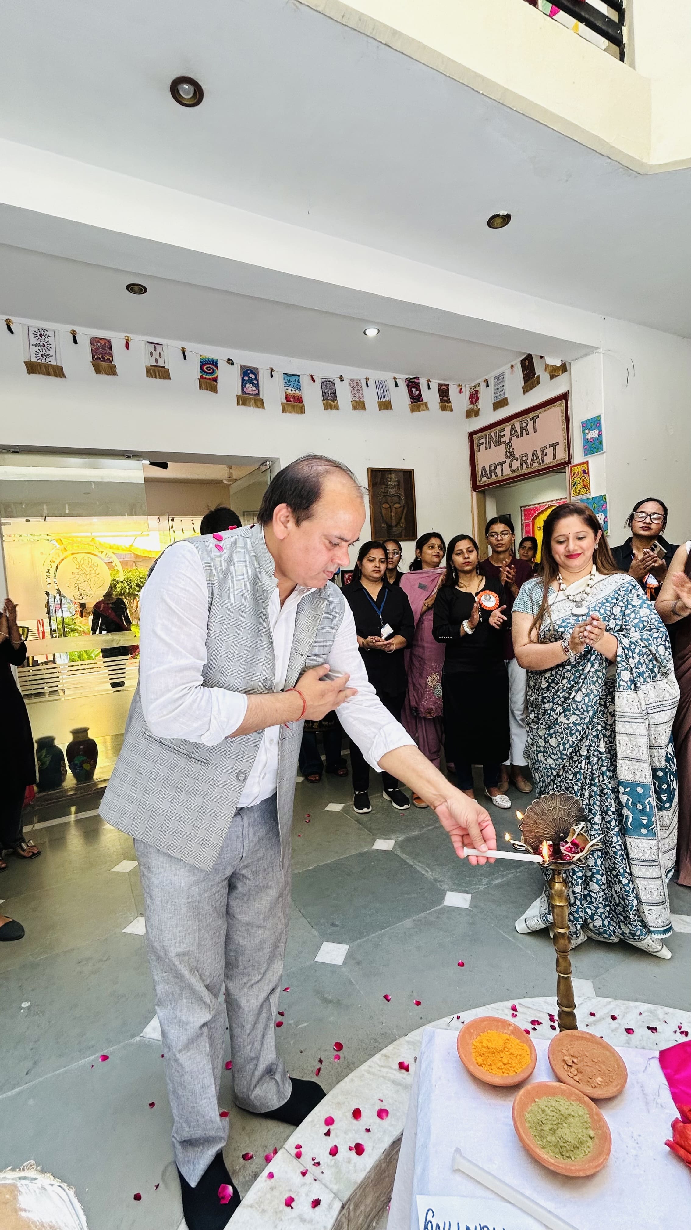 Lamp Lighting Ceremony with our Director Sanjay Chaudhary 2026