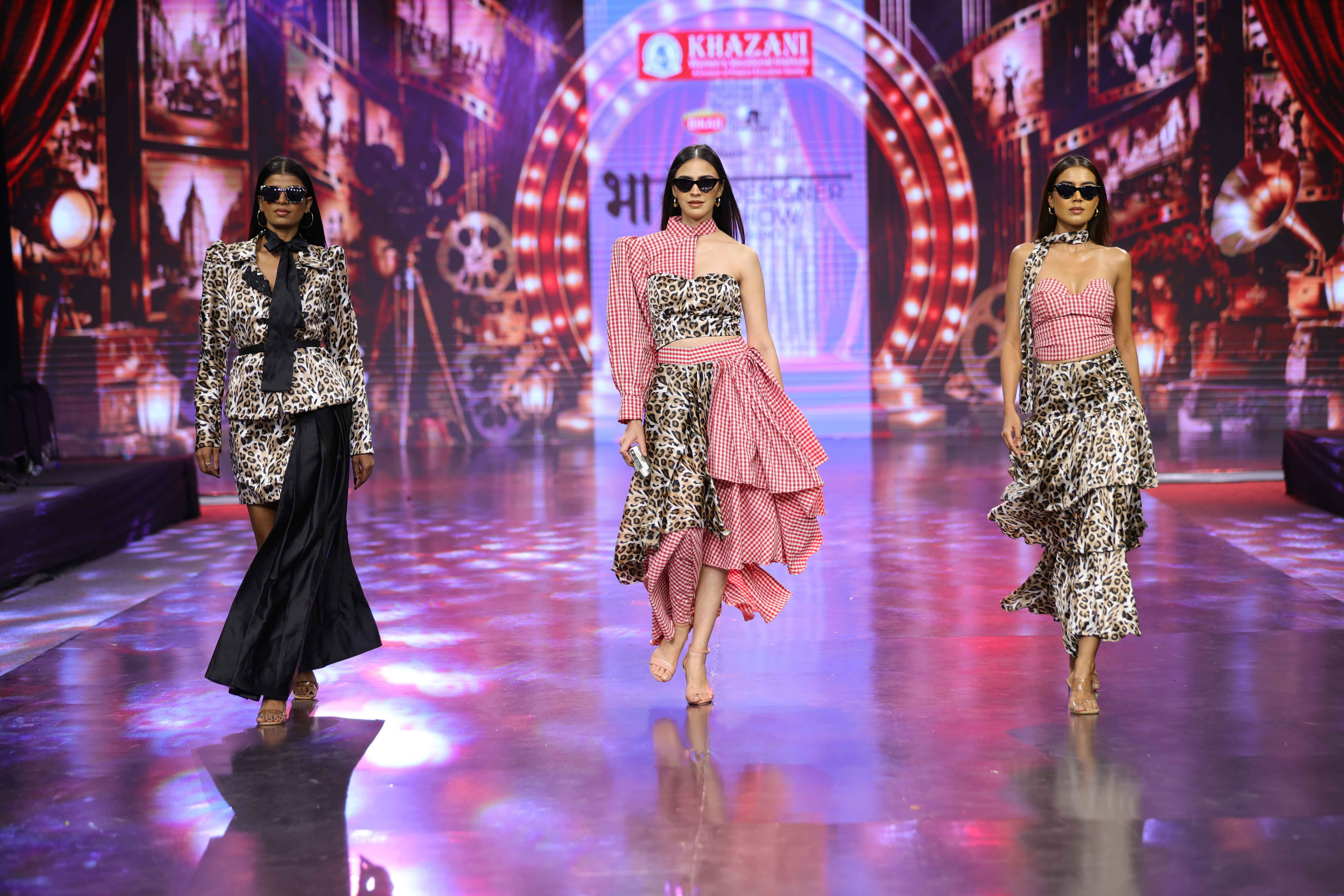 Showcasing our Students  Retro Themed Collection at Bharat Designers Show ,Khazani Fashion Show 2026