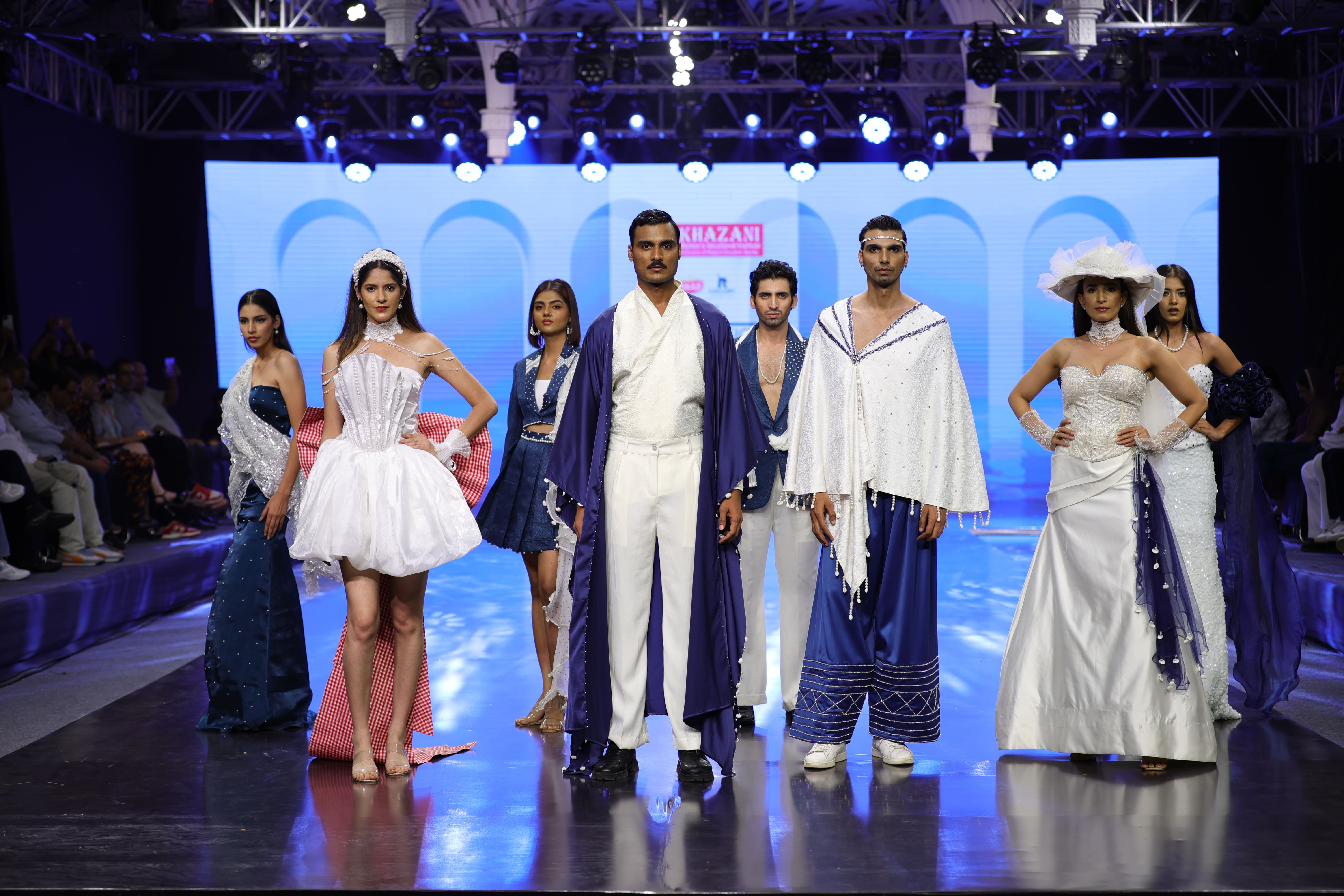 Contemprory themed Collection by our Fashion Design StudentsBharat Designer's Show 2026 , Khazani Fashion Show