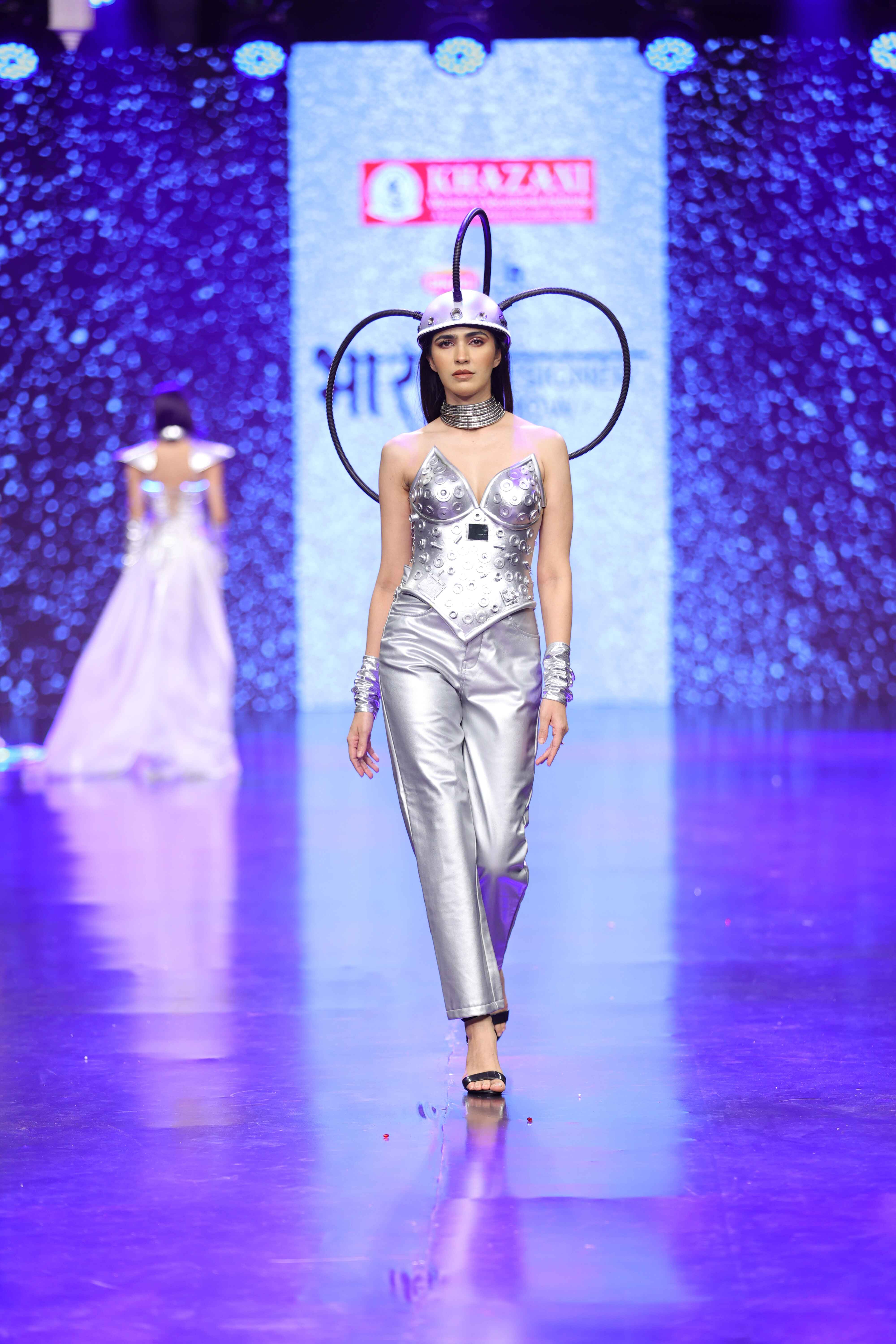 Showcasing AI- themed Collection at Bharat Designer's Show 2026 by our Fashion Design Students