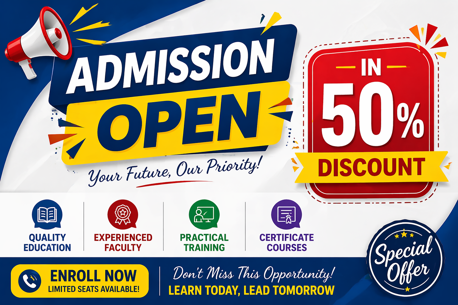 Admission Open Students......