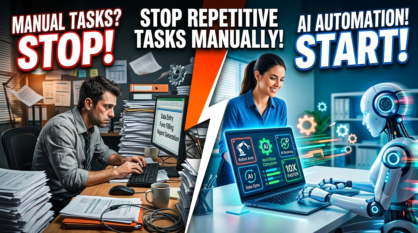 AI Automation: 5 Tasks You Should Stop Doing Manually