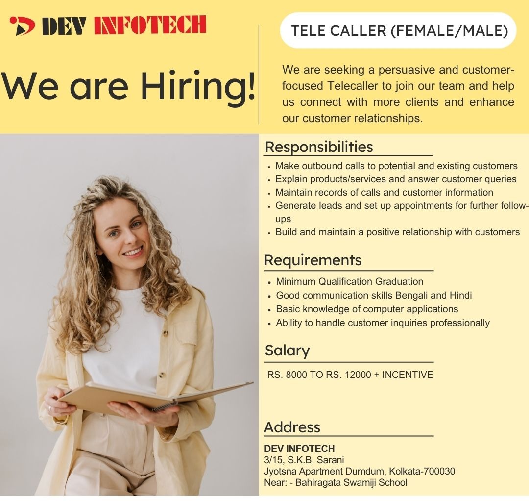 Telecalling Executive (No Target) / Techno Sales Executive