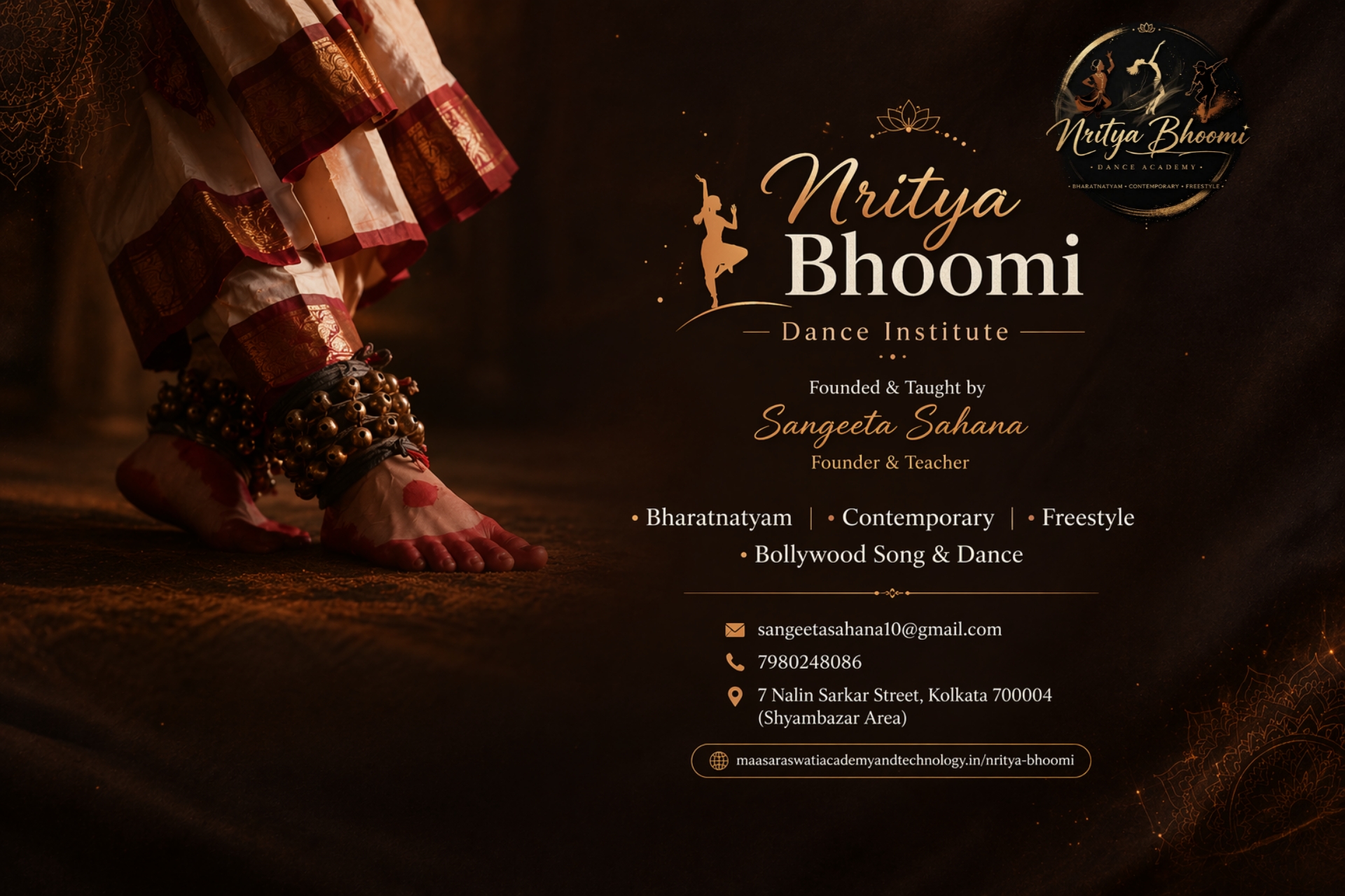 Nritya Bhoomi – All Styles of Dance Under One Roof