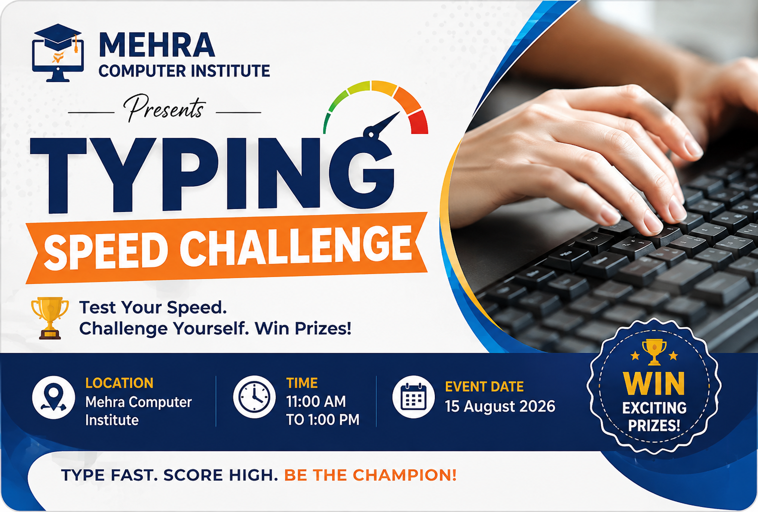 TYPING SPEED CHALLENGE Image