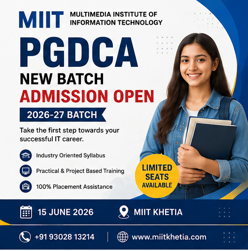 PGDCA New Batch Admission Open Image