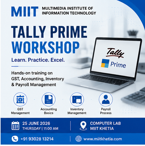 Tally Prime Workshop Image
