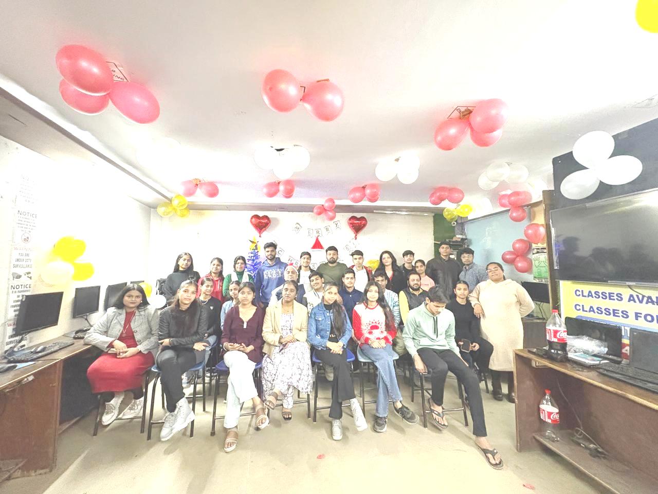 The Christmas Party program was celebrated on 25 December 2025 at Naman Computer Center.