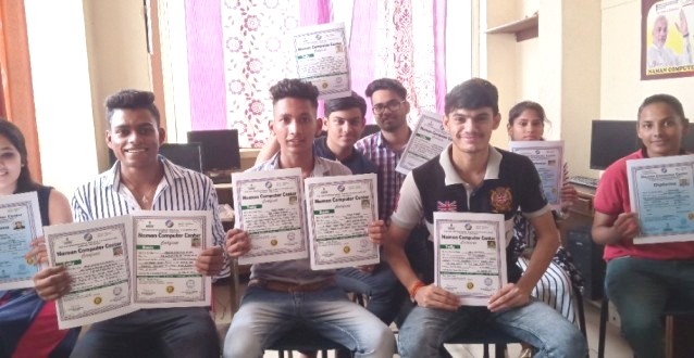 Certificate Distribution Program at Naman Computer Center