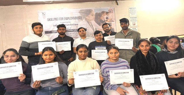 Infosys Data Entry Certificate Distribution 2025