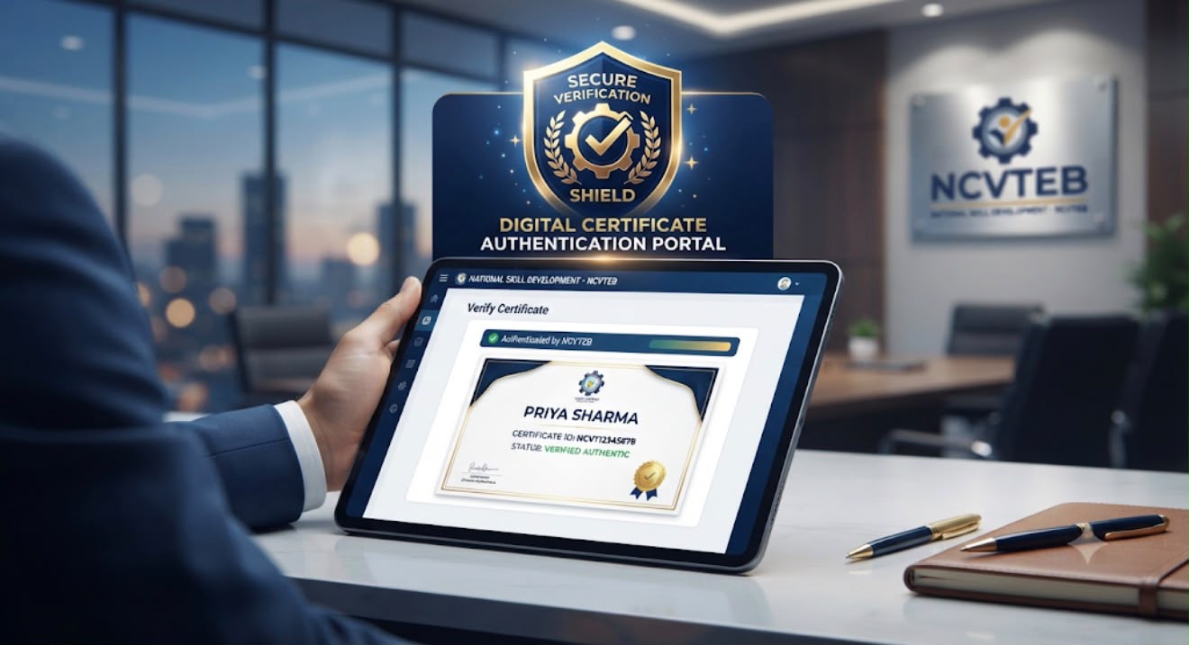 NCVTEB Digital Certificate Verification & Portal
