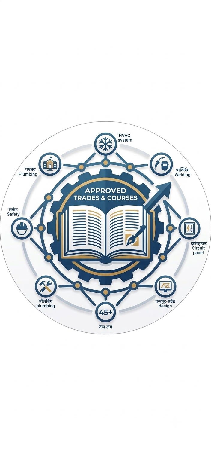 Approved Vocational Trades. Icon