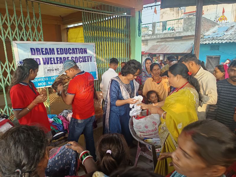 Cloth donation drive
