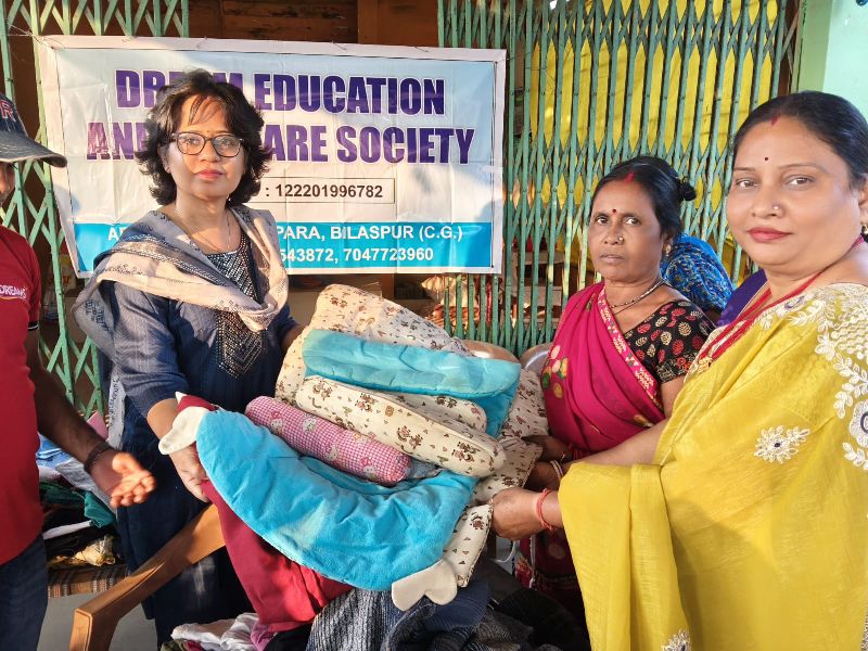Clothes Donation Drive At Mangal Pandey Chowk Chatidih Bilaspur