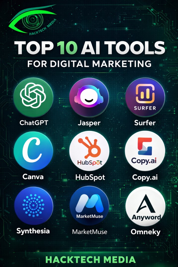 Top 10 AI Tools for Digital Marketing in 2026