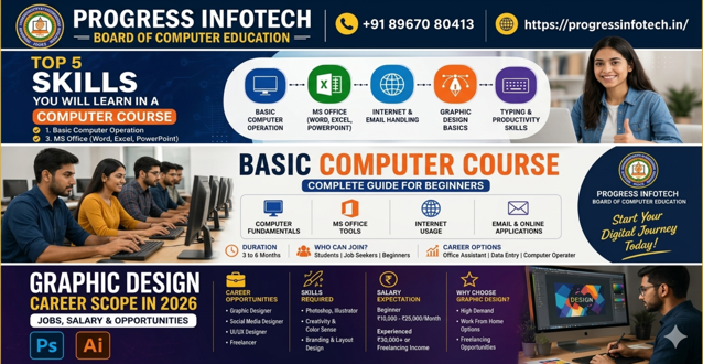 Top 5 Skills You Will Learn in a Computer Course (2026 Guide)